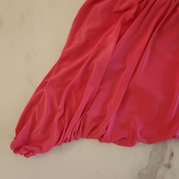 Club L London One Shoulder Pink Dress - NEW - Picture 5 of 8